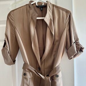 White House Black Market Beige Jacket